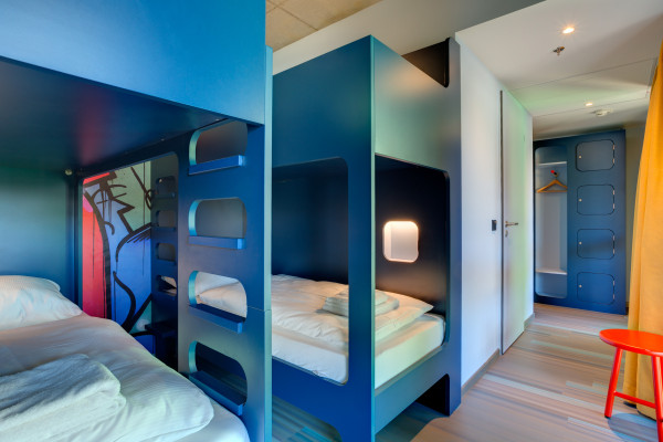 Chambre 4 lits (seulement lits superposés)