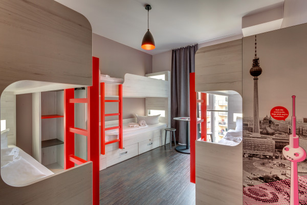 Chambre 6 lits (seulement lits superposés)